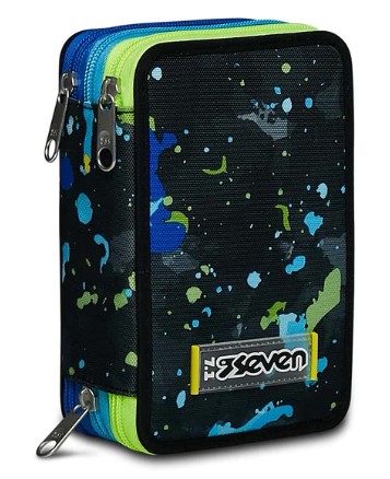 Astuccio scuola Seven 3 zip Fluo String Boy